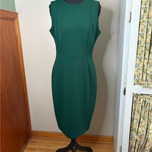 Calvin Klein Emerald Green Midi Dress